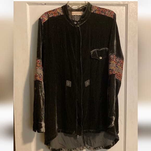 Johnny Was Jackets & Blazers - Johnny Was 4 Love & Liberty Anorak Velvet Jacket